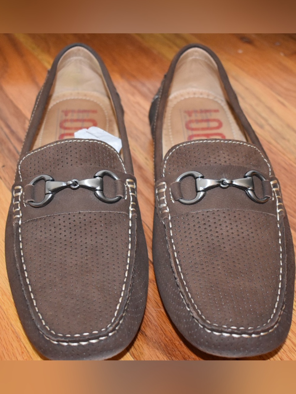 Nordstrom 1901 Torino Perforated Driving Shoes - Cafe Suede